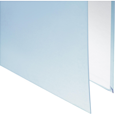 Папка-регистратор 75мм Attache Акварель А4 голубая б/метал угол лам картон