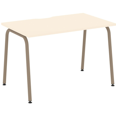 Стол рабочий Estetica ES.SP-2-VK Сатин/Латте металл 1180x730x750