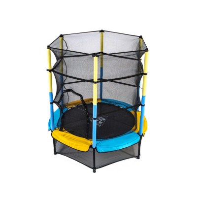 Батут DFC JUMP KIDS 55 желт/син, сетка (137см),55INCH-JD-YB