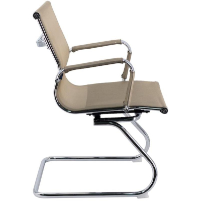 Конференц-кресло EV_Everprof Opera CF сетка золотой (бежевый)