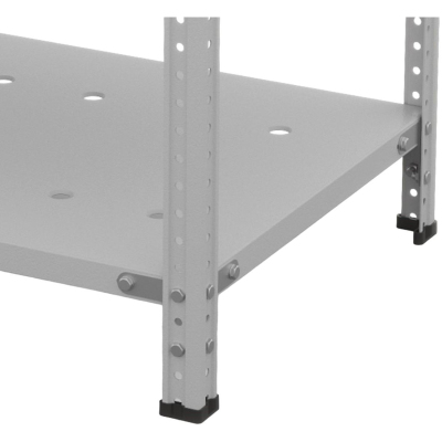 Стеллаж металлический ГТС_ТС Лайт, 2200x1000x400, Полки: 6 шт. метал. перф