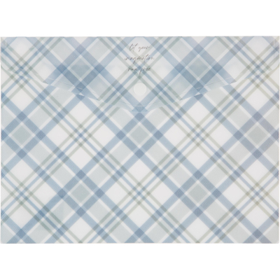 Папка-конверт на кнопке А5 Attache Selection Casual, РР, 2шт/уп, 180мкм