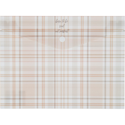 Папка-конверт на кнопке А5 Attache Selection Casual, РР, 2шт/уп, 180мкм