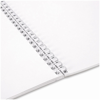 Альбом для рисования №1School Hello Robot 40л А4 спираль выборочный УФ лак