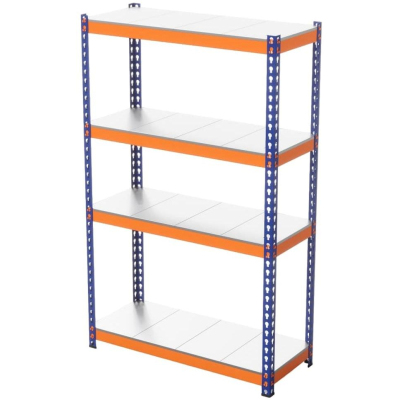 Стеллаж металлический ГТС_Профи-Т 2000x1540x455, Ярусы: 4 шт. оцинк. метал