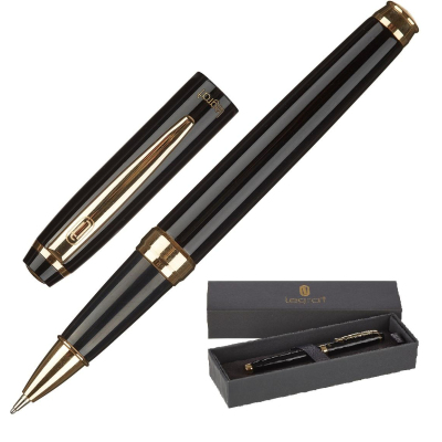 Ручка шариковая неавтоматическая Legraf Bordeaux,0.5 мм,син,зол/черн корпEX