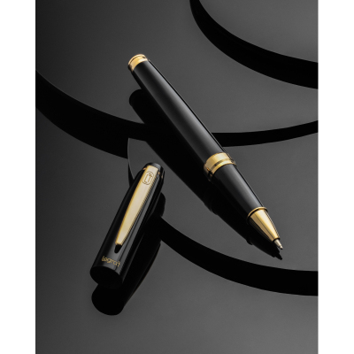 Ручка шариковая неавтоматическая Legraf Bordeaux,0.5 мм,син,зол/черн корпEX