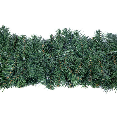 Еловый шлейф искусственный 2,7 м белые светодиоды 307-115