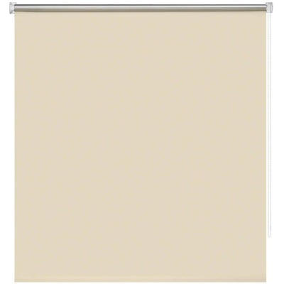 Рулонная штора ARX_ Блэкаут Плайн Кремово-бежевый 140x175