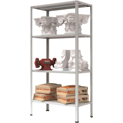 Стеллаж металлический P_МС-254/900 усиленный с 4-мя полками 1000х500х2000