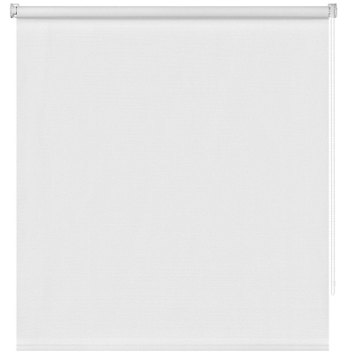 Рулонная штора ARX_Блэкаут Шалюр Белый 110x160 Мини