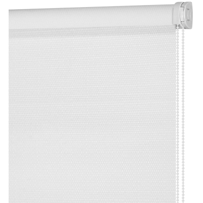 Рулонная штора ARX_Блэкаут Шалюр Белый 110x160 Мини