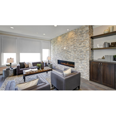 Рулонная штора ARX_Блэкаут Шалюр Белый 110x160 Мини