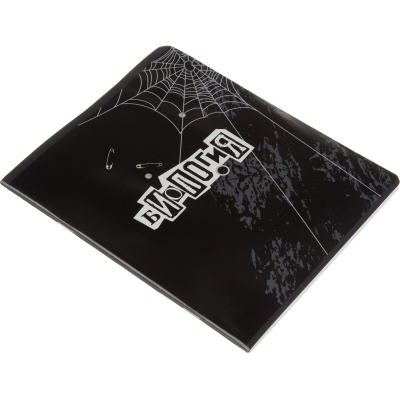 Тетрадь предметная 48л А5 клетка УФ-лак, №1 School -Панк- БИОЛОГИЯ