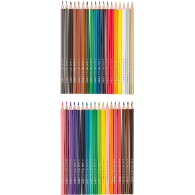 Карандаши цветные M&G деревянные шестигранные, 36 цв в наборе