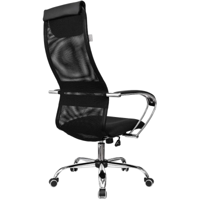 Кресло VB_Бюрократ CH-607SL черный TW-01 Neo Black сетка/ткань крест.металл