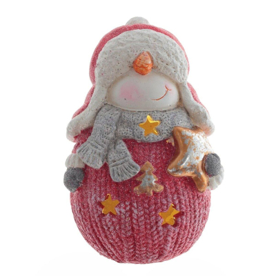 Фигурка , декоративная Снеговик (подсветка, 2xLR44), W10 H20 см 2в.791778