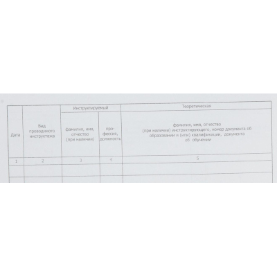 Журнал учета противопожарных инструктажей А4 32л карт.в облож, офсет