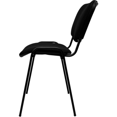 Стул КО_EChair Rio(ИЗО) ткань черная 101, каркас черный