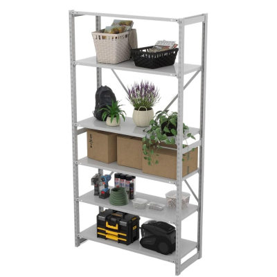 Стеллаж металлический ГТС_ТСУ Универсал, 2200x1060x400, Полки: 6 шт. метал