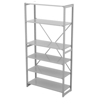 Стеллаж металлический ГТС_ТСУ Универсал, 2200x1060x400, Полки: 6 шт. метал
