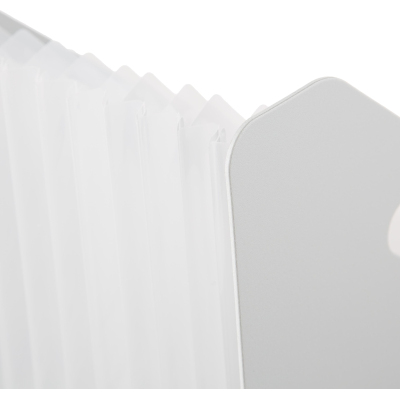 Лоток вертикальный Deli 63952 расширяемый, 13 отделений, серый