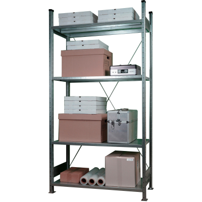 Стеллаж металлический Klesto НE204-512 4 полки 1330х500х2000