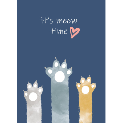 Тетрадь общая №1 School Лапки А5, 40л, клетка, сшивка уп(2шт)блок 70 г/кв.м