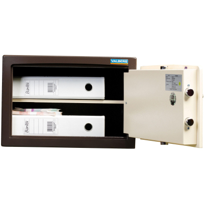 Сейф VALBERG ASK Карат-30 взломостойкий 1кл.,ключ.замок,коричн/беж