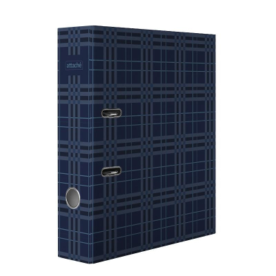 Папка-регистратор 75мм Attache Scottish clas синА4 мат лам бум/бум б/мет уг