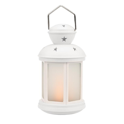 Фонарь декоративный 12х12х20.6см эффект пламени свечи 513-067