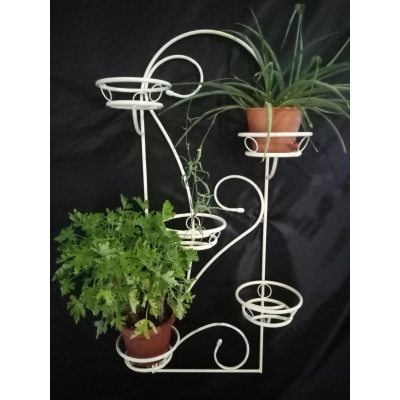 Подставка для цветов на 5 горшковУзорная настенная, ПЦ148