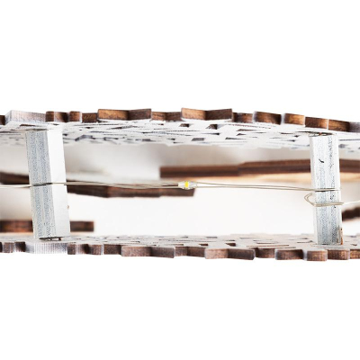 Фигурка деревянная Рождест-я сказка подсветка 44x6x24см 504-021