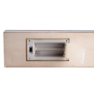 Фигурка деревянная Рождест-я сказка подсветка 44x6x24см 504-021