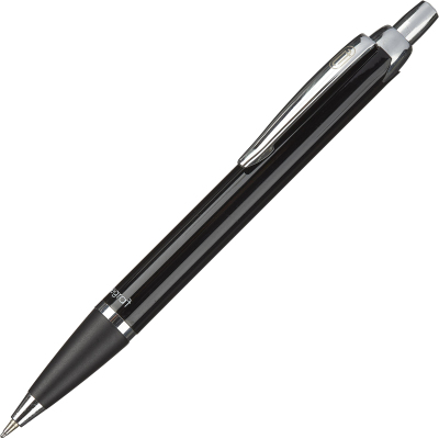 Ручка шариковая автоматическая Legraf Rouan,0,5 мм,син,серебр/черн корп IM