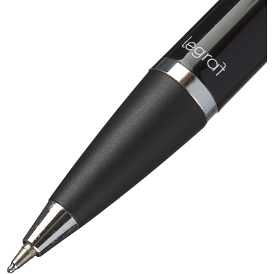 Ручка шариковая автоматическая Legraf Rouan,0,5 мм,син,серебр/черн корп IM