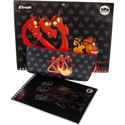 Набор школьный подарочный КОМУС Три Богатыря 3 предмета