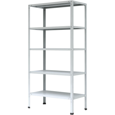 Стеллаж металлический P_МС-245 с 5-ю полками 1000х400х2000