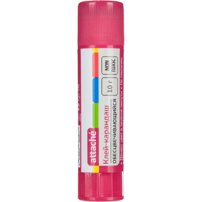 Клей-карандаш 10г Attache хамелеон - обесцвечивающийся