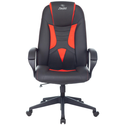 Кресло игровое Zombie Viking-8 черный/красный иск.кожа 1078867