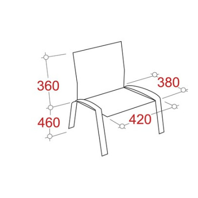 Стул UD_Серна (СМ-7/22) каркас белый, к/з К-18 ярко-зеленый