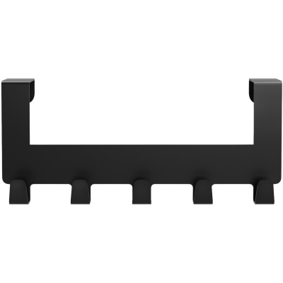 Вешалка настенная KD_Эльда-9. металл, 5 крючков, черный