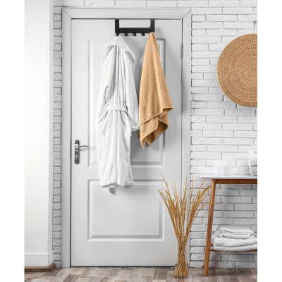 Вешалка настенная KD_Эльда-9. металл, 5 крючков, черный