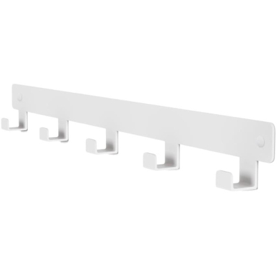 Вешалка настенная KD_Эльда-8, 500х26х50, 5 крючков, белая