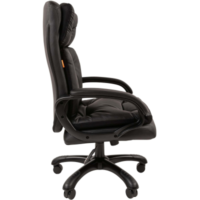 Кресло VT_Chairman 442 экокожа черный пластик черный