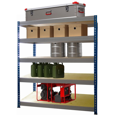 Стеллаж металлический MZ_МКФ18615-2.5 груз. 5 полок 1830х610х2500