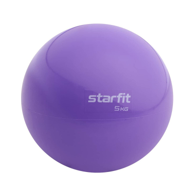 Медбол STARFIT GB-703 5 кг, фиолетовый пастель,УТ-00018932