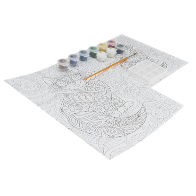 Картина по номерам Котик, Ркн-012