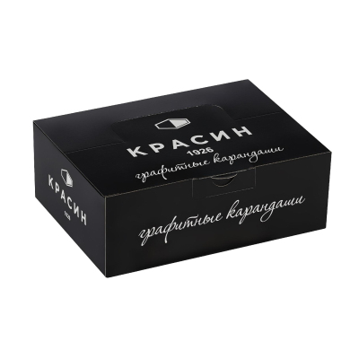 Карандаш чернографитный Красин Конструктор 3B дерево/лак шестигр. С-314