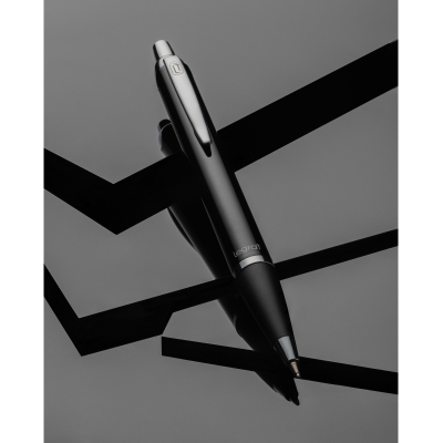 Ручка шариковая неавтоматическая Legraf Bordeaux,0,5 мм,син,сереб/чер корEX